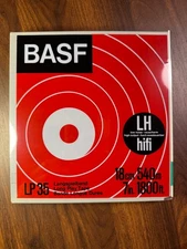 BASF LP35 LH Reel to Reel Recording Tape, new, Early Gen, LP, 7" Reel, 1800 ft