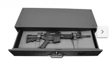 Securelt Fast Box Model 36 Under Bed Trunk Safe with Electronic Lock Black