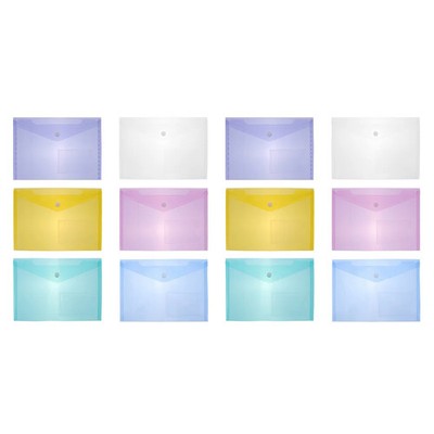 Transparenter Dokumenten Satchel Kunststoff Organizer Reiseaufbewahrung