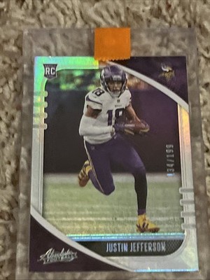 2020 Panini Absolute - Rookie Justin Jefferson #168 Spectrum /199 (RC)