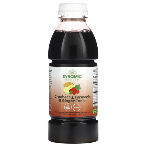 2 X Dynamic Health, Cranberry, Turmeric & Ginger Tonic, 16 fl oz (473 ml)