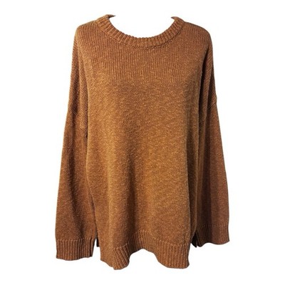 Jenni Kayne Camel Pullover Sweater Jenni Kayne Camel Tan Linen