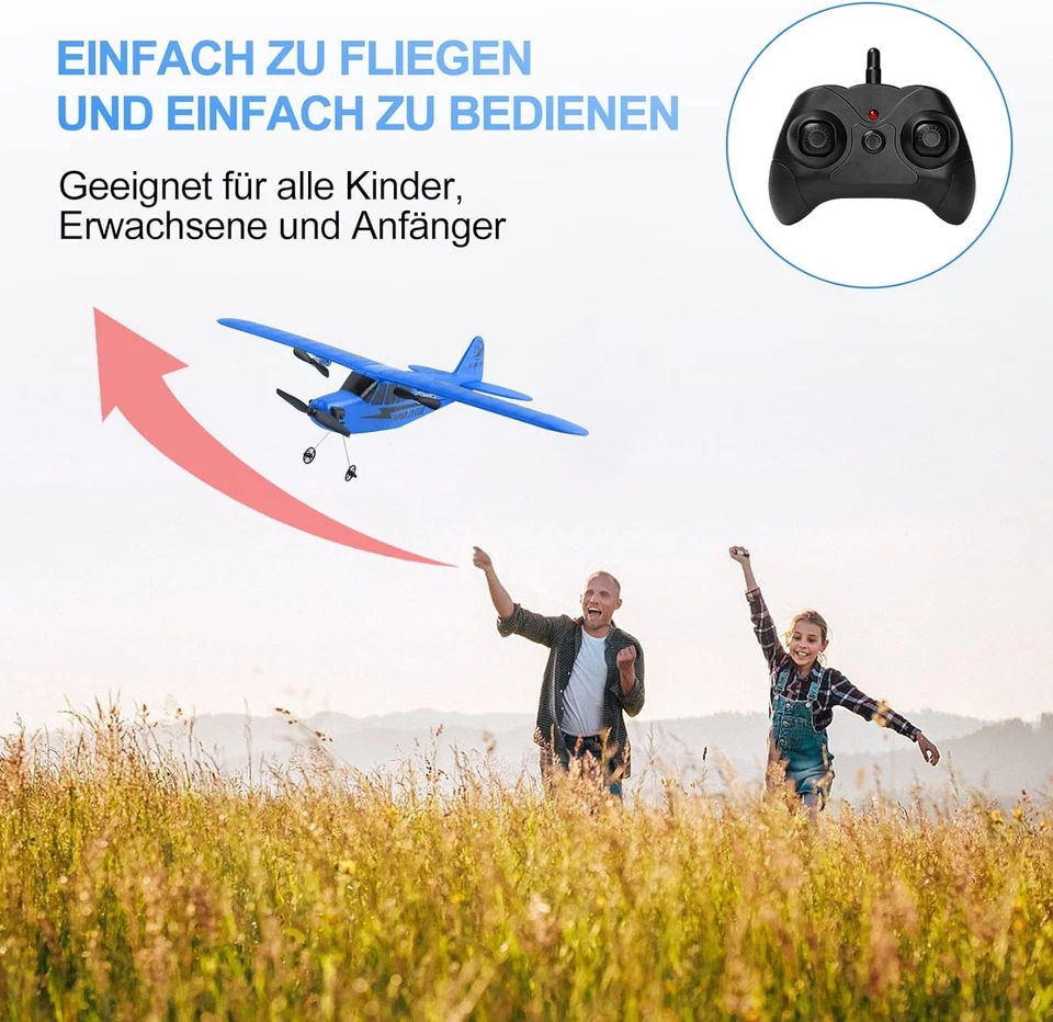 FX-803 RC-Flugzeug Wingspan 2-Kanal EPP 2.4GHz Fernsteuerung Fixed Wing Plane - Bild 3 von 4