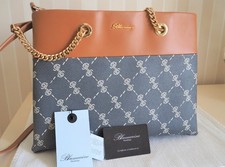 Blumarine borsa da donna di design borsa in pelle di vitello e PVC