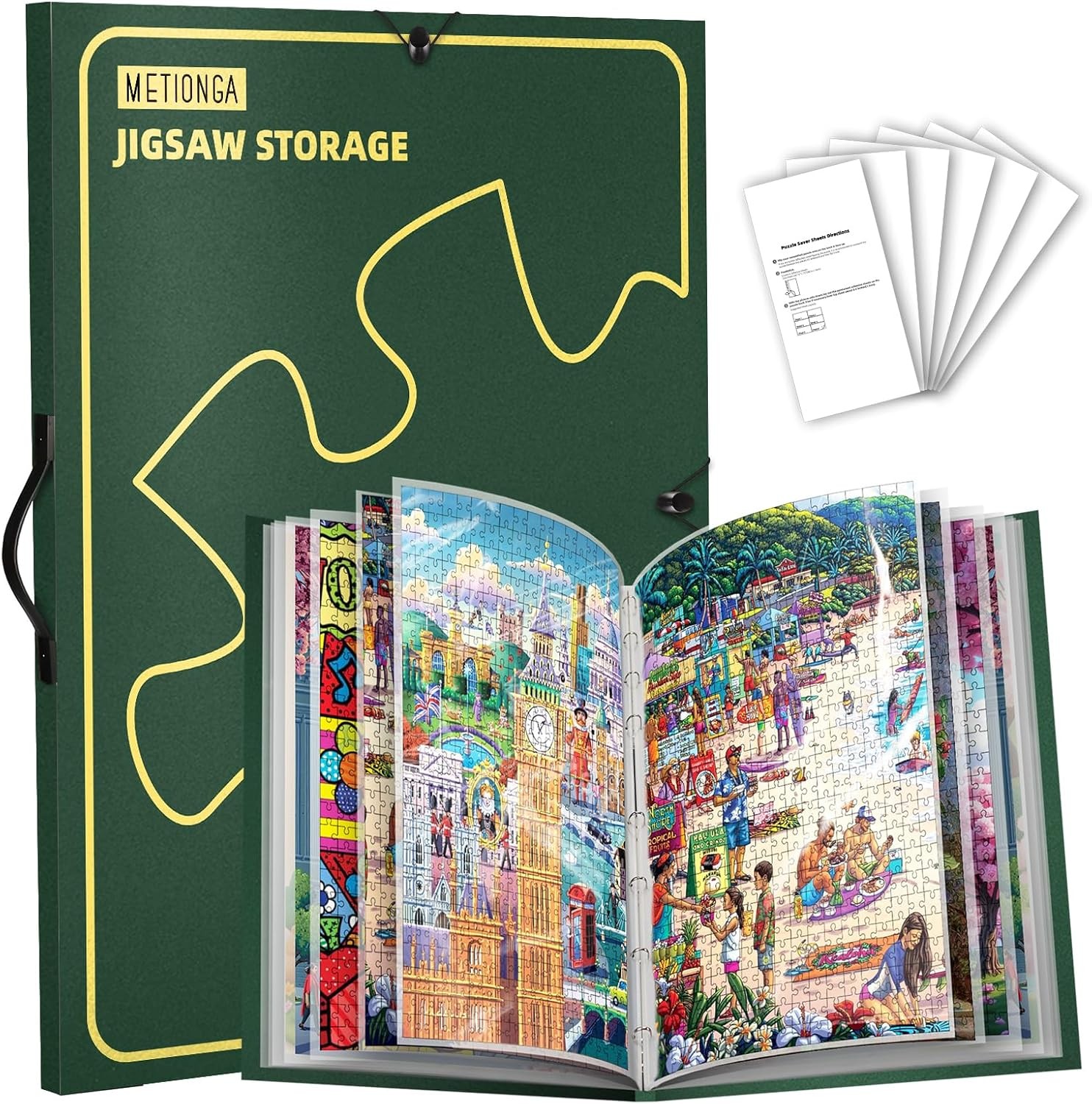 Classeur puzzle 1000 pieces contre la poussiere et les pieces perdues