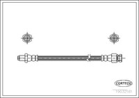 Bremsschlauch Corteco 19032181 FüR Favorit 6U1 785 Felicia 787 781 Skoda 1 2 Up