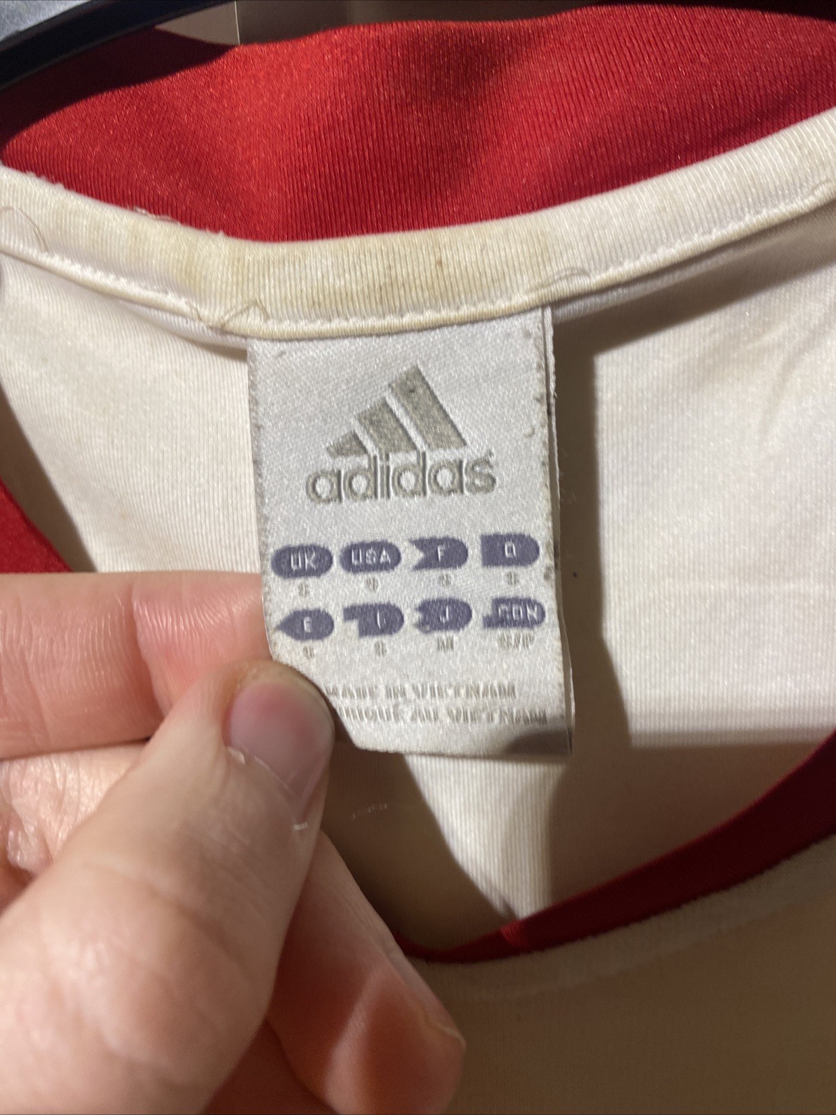 Poland 2012 ADIDAS 80s Retro Home Football Shirt Small Mens Vintage Soccer thumbnail 3