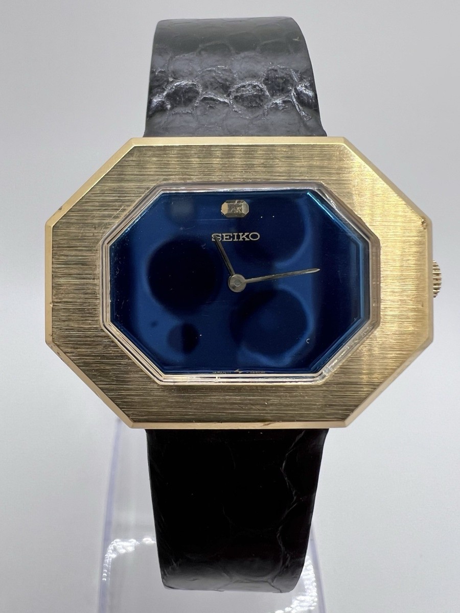 にこ Very Rare Vintage 1970's Men's Seiko Octagonal Asymmetrical Manual