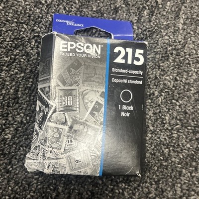 New Genuine Epson 215 Black Ink Cartridge for WF-100 WF-110 EC-C110 EXP 07/28
