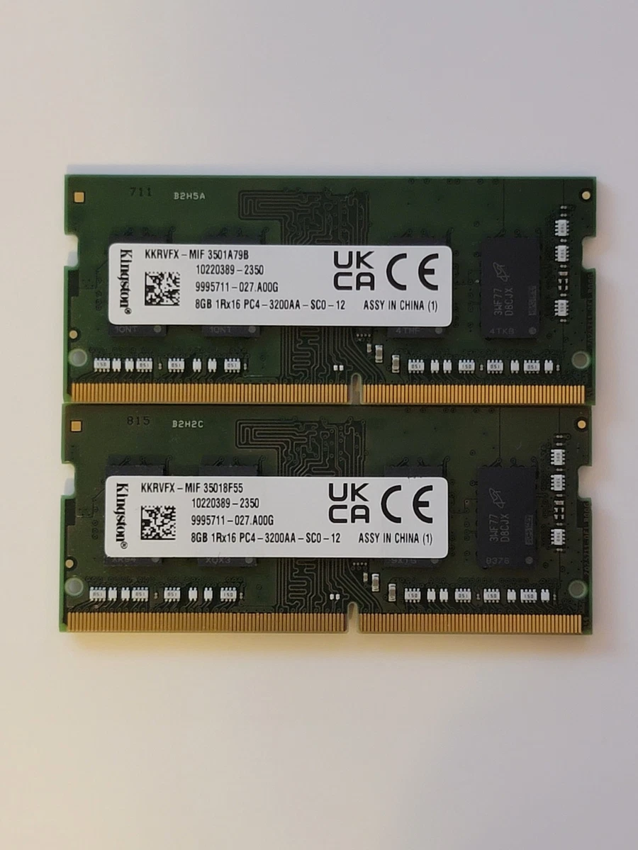 Kingston Memory with 2 Modules and 260 Pins for sale | eBay