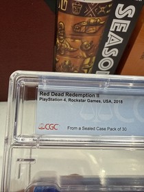 Red Dead Redemption II PS4 CGC 10 A++ Factory Sealed Y-Fold Graded Rockstar Rare