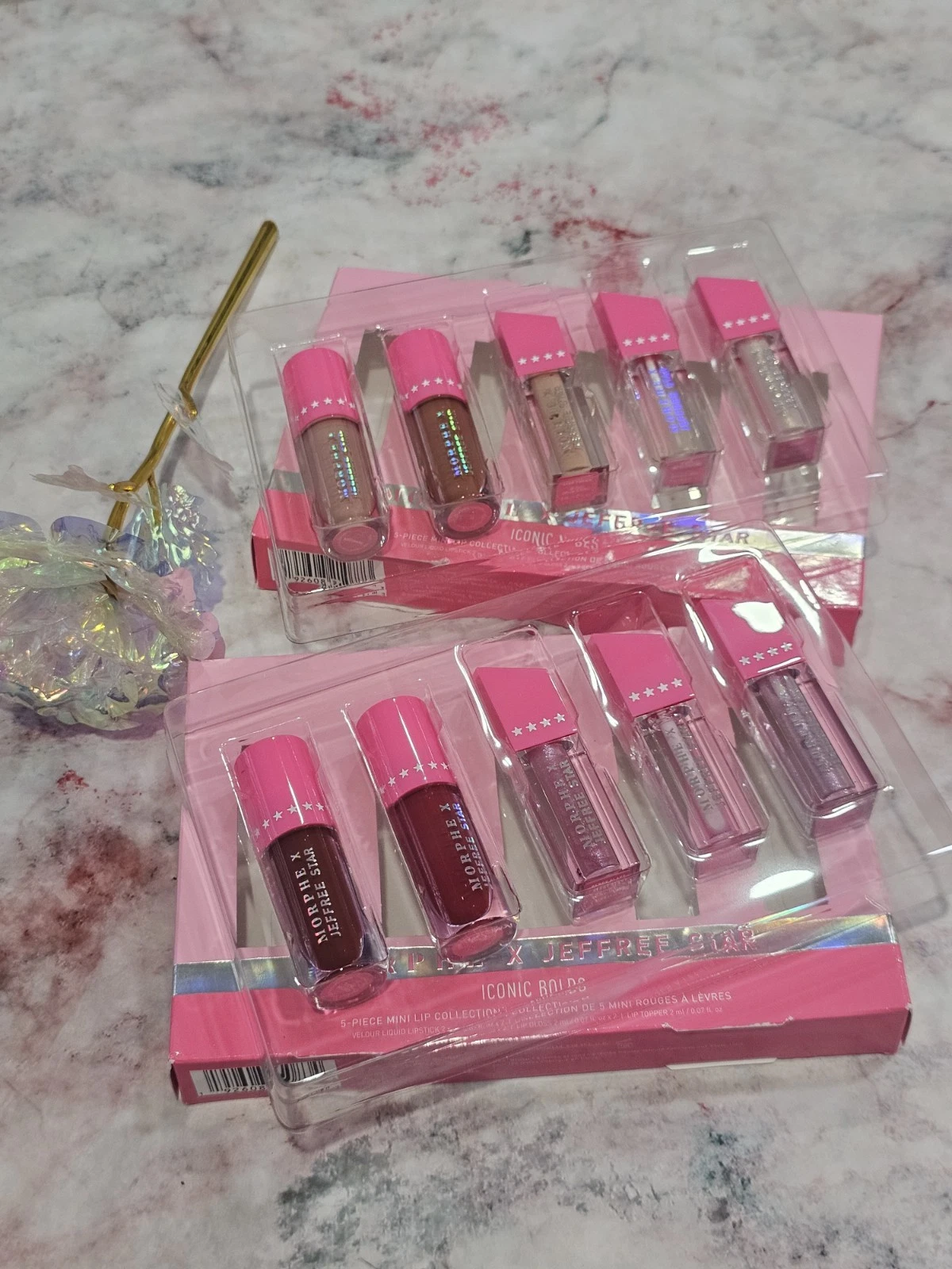 MORPHE X JEFFREE STAR ICONIC BOLDS and NUDES Matte Liquid SET Bundle