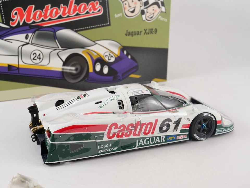 Exoto Motorbox 1/18 Jaguar XJR-9 #61 IMSA N° MTB00107 Mai Uscito In Scatola - Immagine 2 di 4