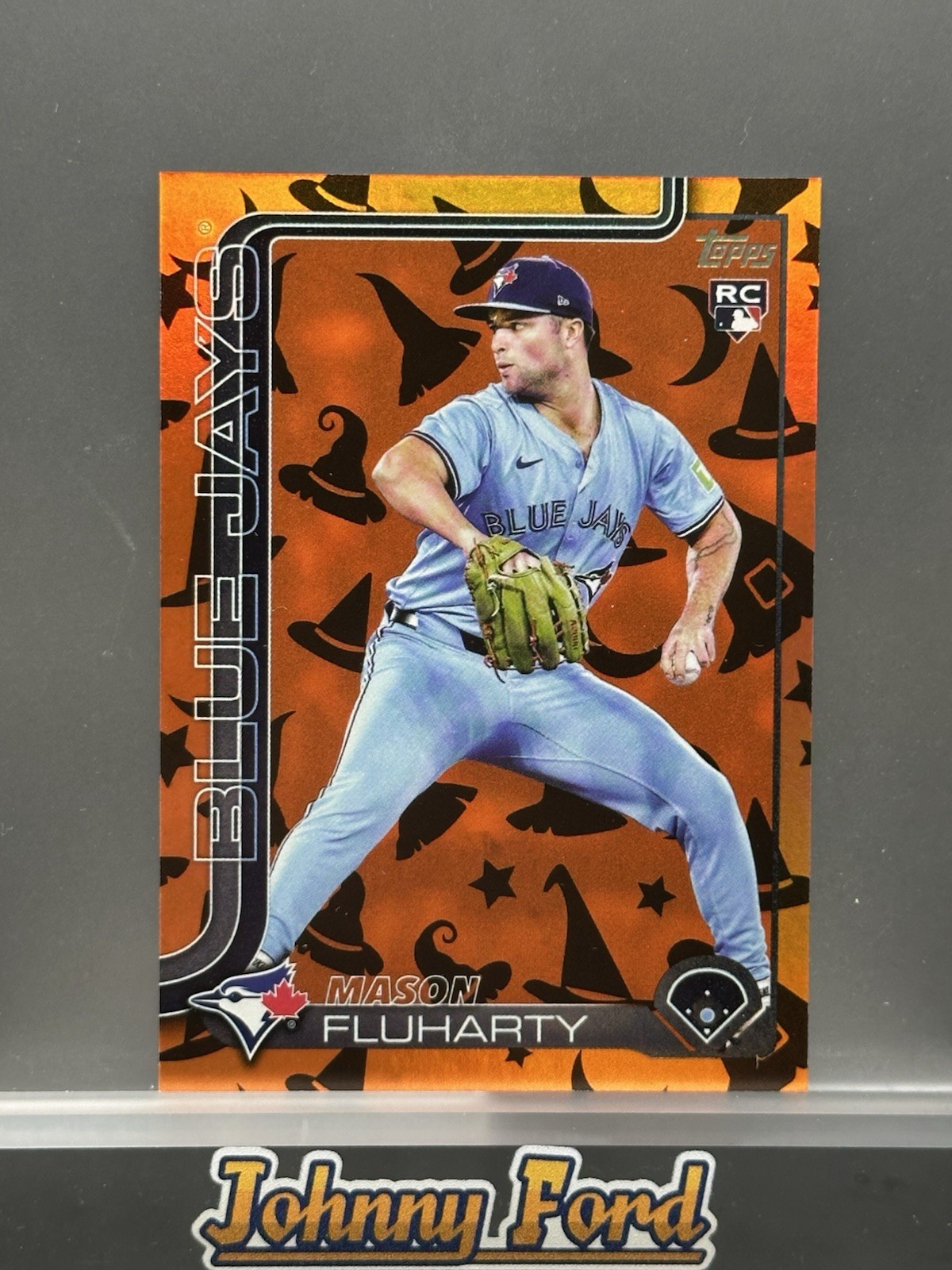 Mason Fluharty 2025 Topps Update Holiday Witches Hat Rookie 4/5 #US138 Blue Jays
