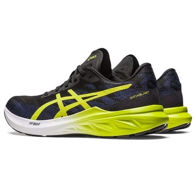Size 12- ASICS Men's Dynablast 3 Black/ Lime Zest- 1011B460-005