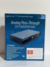 Digital Stream Converter DTX9950 Analog TV Television Pass-Through DTV Sealed