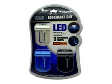 LED Bookmark Lights 3 Pack Think Tank Technology Purse Light Bookmark Lights New