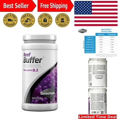 250g Yam-Free Reef Buffer - Essential pH and Alkalinity Booster for Aquariums