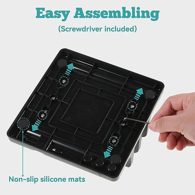Vertikaler Laptop- und Tablet-Ständer platzsparend verstellbar ABS