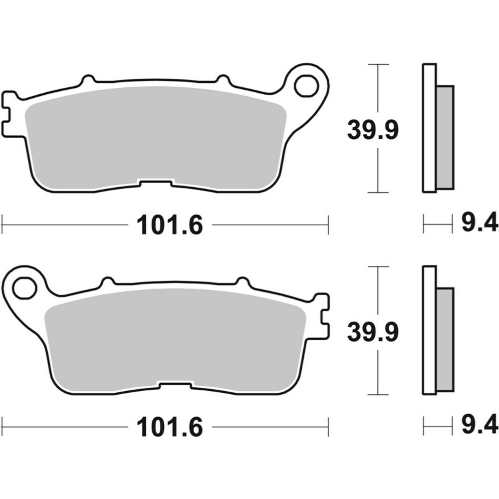 Pills Of Brake Sintered BREMBO 07ho60sp for Moto Spare Parts Accessories - Image 11