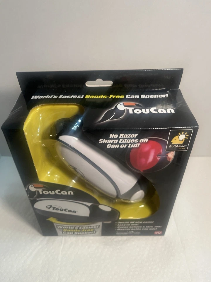 TouCan Can Opener Battery Operated  One Touch Smooth Edges Hands-free New! 1513 - Image 4 of 4
