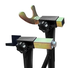 Heavy-Duty Motorcycle Paddock Stand with Adjustable Swingarm Spool, 850 LB Capac