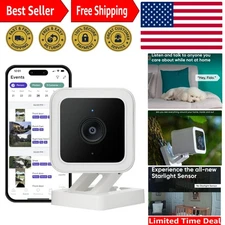 Cam v3 Security Camera for Pets, Indoor/Outdoor Home Security Camera with 108...