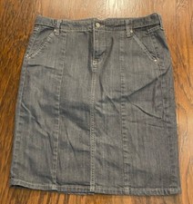 Old Navy Black Jean Skirt Women's Size 10