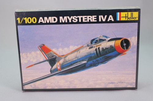 ZO003 HELLER 003 maquette avion 1/100 AMD Mystere IV A prototype CEAM - 第 1/4 張圖片