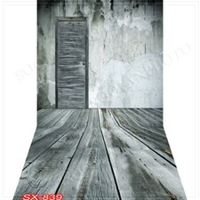 10'x20' CP Wall Wood Floor Scenic Microfiber Fabric background backdrop SX839