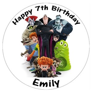 Hotel Transylvania Personalised Birthday Cake Topper Edible 7 5