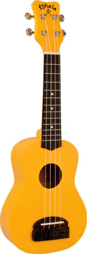Kohala Series Soprano Ukulele in Yellow with Natural Satin Finish - Picture 1 of 2