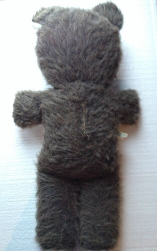 1970's Vintage Stuffed Bear - Best Made Toys LTD - 28" tall - black & white - Imagen 4 de 6
