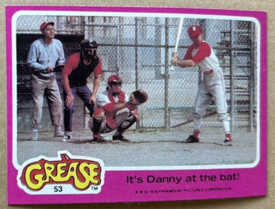 1978 TOPPS GREASE Card #53  IT'S DANNY AT BAT NM-MT Condition