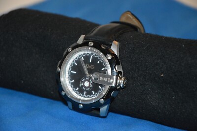 DOLCE AND GABBANA Sean Black Dial Men's Watch DW0574 HTF