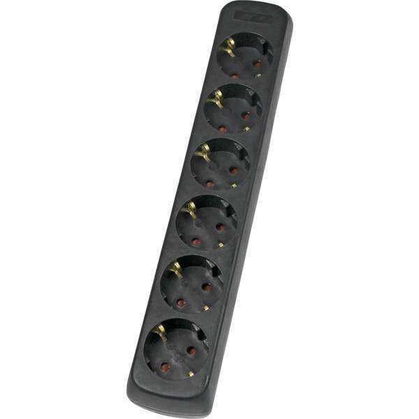 As schwabe 11712 multipresa senza interruttore nero connettore