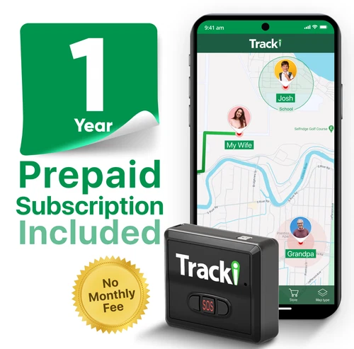 Tracki GPS Tracker for Vehicles, Car 4G LTE  magnetic. With 1 Year Subscription