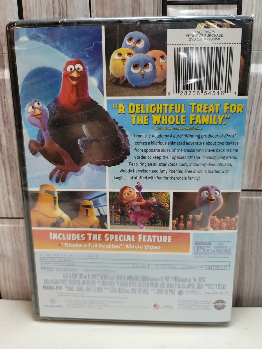 Free Birds - DVD By Woody Harrelson,Amy Poehler, Owen Wilson