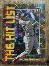 2022 Donruss Baseball Manny Machado #THL-11 The Hit List Diamond Parallel Padres