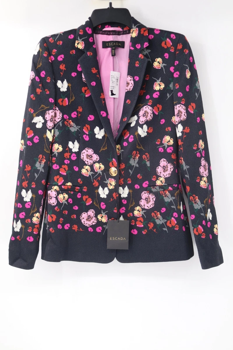 Escada floral best sale jacket