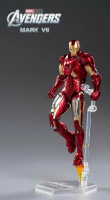 ZD-MK7: ZD Toys Marvel Iron Man Mark 7 Mark VII 7inch action
