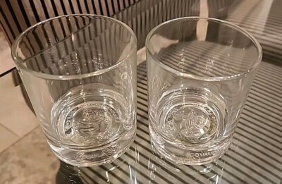 2 Crown Royal Whiskey Glasses ~ Commemorating 75 Years ~ Rocks ~ High Ball