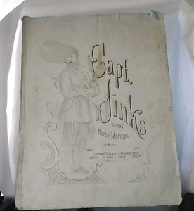 CAPTAIN JINKS of the Horse Marines (Rare) Oliver Ditson Co. Antique Sheet music
