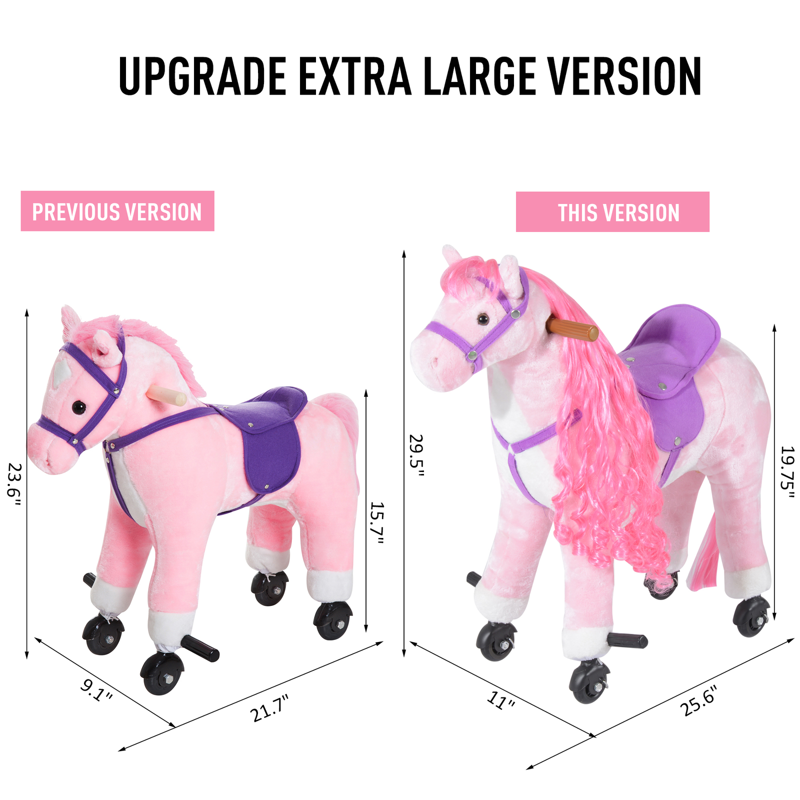 toy horse that walks and neighs