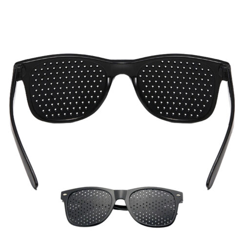 2Pcs Small Hole Glasses Eye Correction Exercise Eyesight Care Improvment Unisex