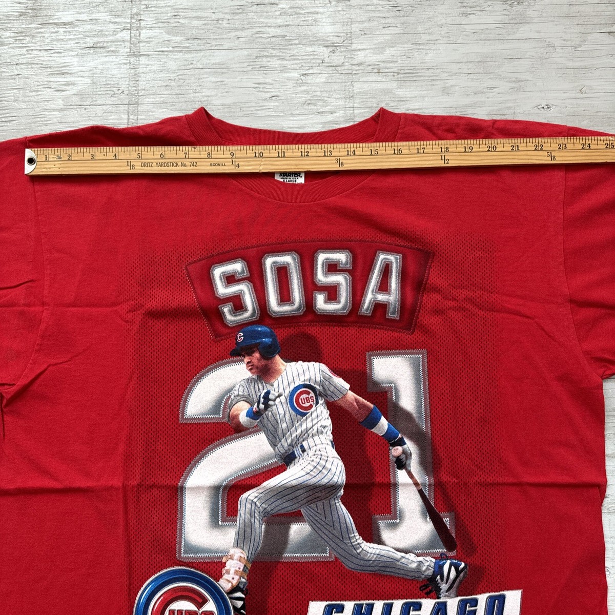 Vintage 90s Starter MLB Sammy Sosa #21 Chicago Cubs Baseball