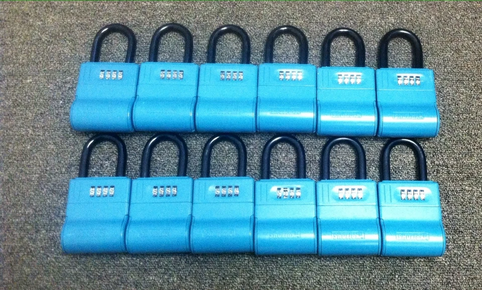 12 NEW Realtor Real Estate 4 Digit Lockboxes Key Safe Shurlok Lock Box Key Boxes - Image 2 of 4