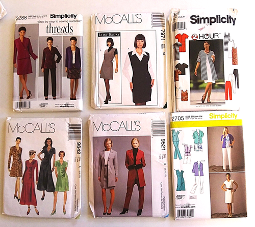 Lot 45 Womens UNCUT Sewing Patterns Simplicity McCalls Butterick dresses jumper - Picture 6 of 9