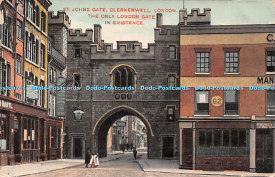 R230703 St Johns Gate Clerkenwell London The Only London Gate In Existence G D a