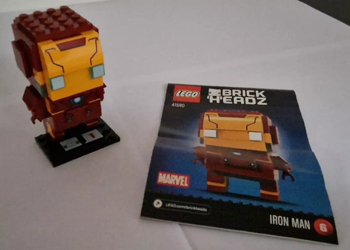Iron man hotsell lego brickheadz